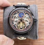 Knockoff Patek Philippe Grand Complications Moonphase Watches Solid black
